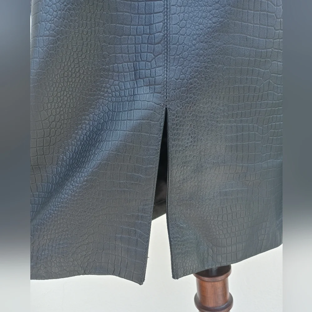 Style & Co. Collection‎ Genuine Leather Skirt
